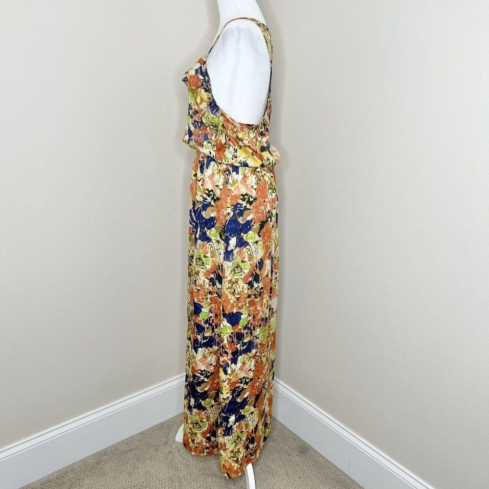 Collective Concepts Colorful Abstract Floral Slee… - image 4